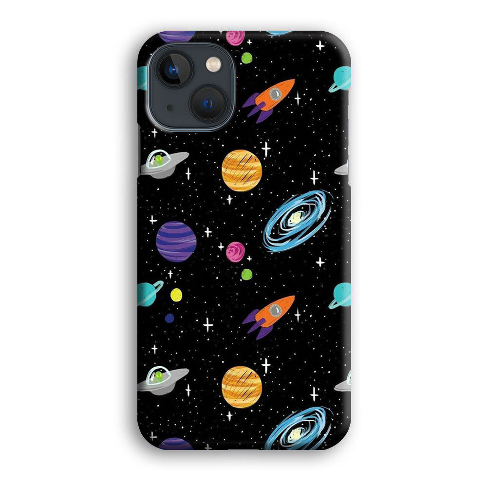 Space Pattern 003 iPhone 13 Mini Case-Phone Case-3D Case-Altracase