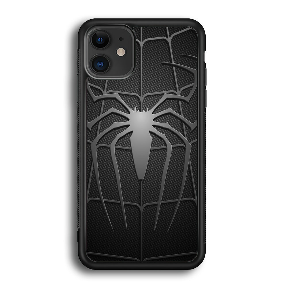 Spiderman 003 iPhone 12 Case-Phone Case-Rubber Black (2D Case)-Altracase