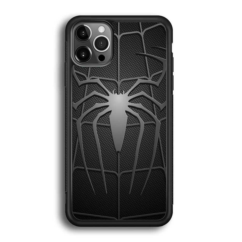 Spiderman 003 iPhone 12 Pro Max Case-Phone Case-Rubber Black (2D Case)-Altracase