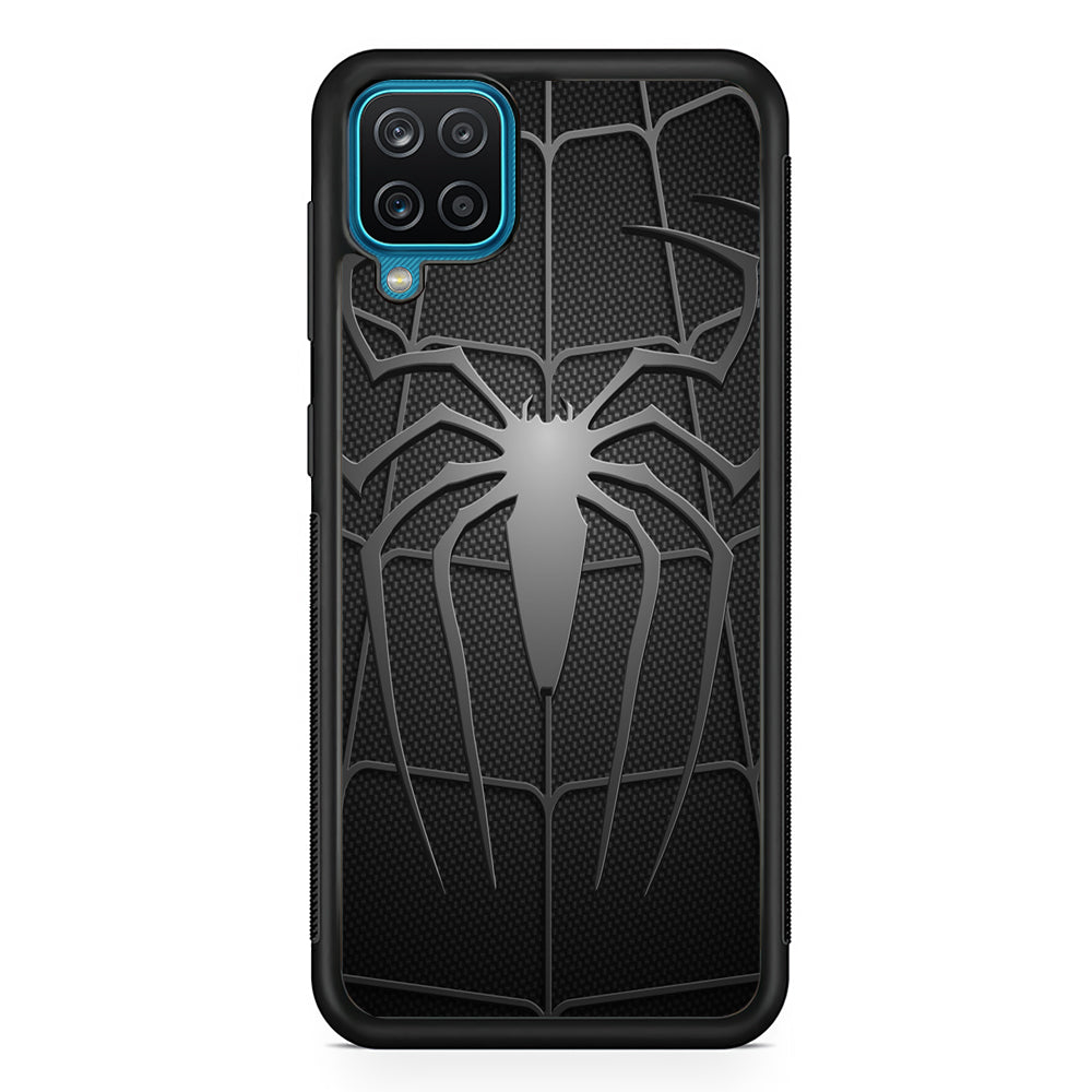 Spiderman 003 Samsung Galaxy A12 Case-Phone Case-Rubber Black (2D Case)-Altracase