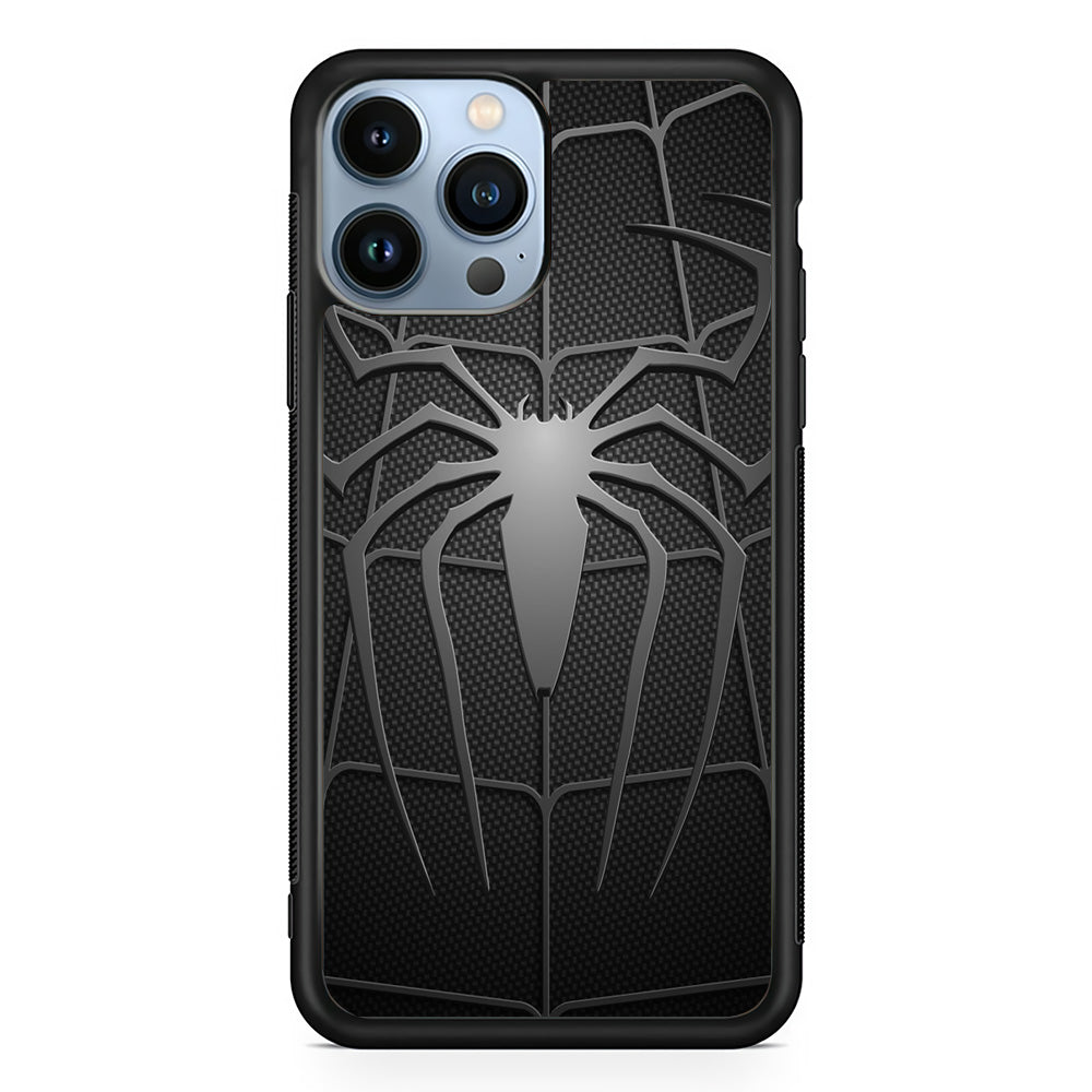 Spiderman 003 iPhone 15 Pro Max Case-Phone Case-Rubber Black (2D Case)-Altracase