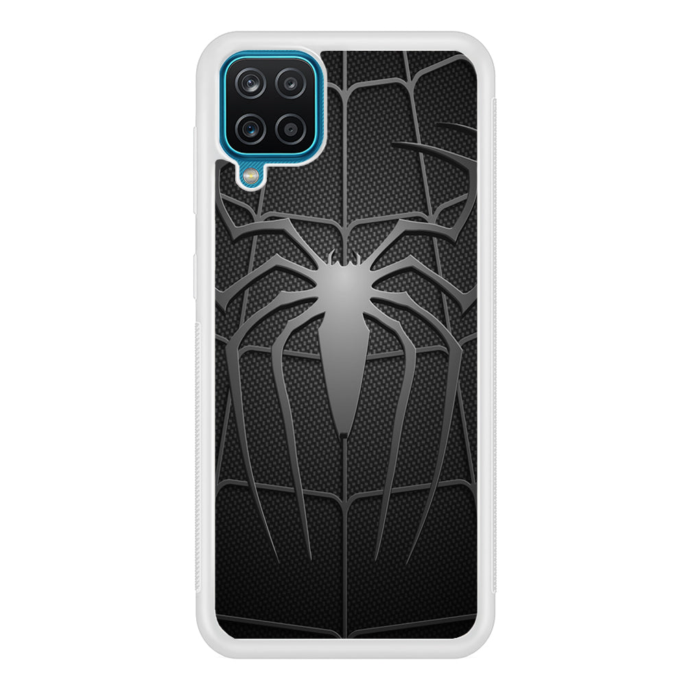 Spiderman 003 Samsung Galaxy A12 Case-Phone Case-Rubber White (2D Case)-Altracase