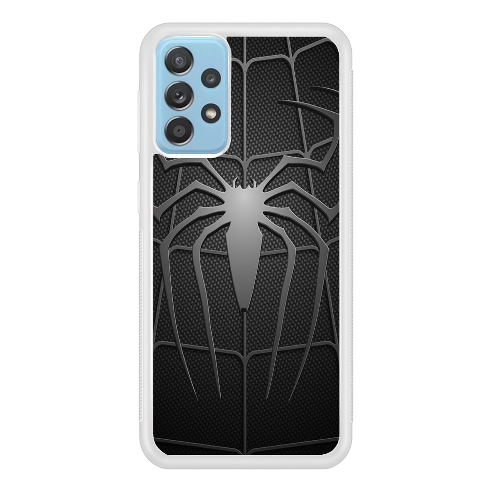 Spiderman 003 Samsung Galaxy A72 Case-Phone Case-Rubber White (2D Case)-Altracase