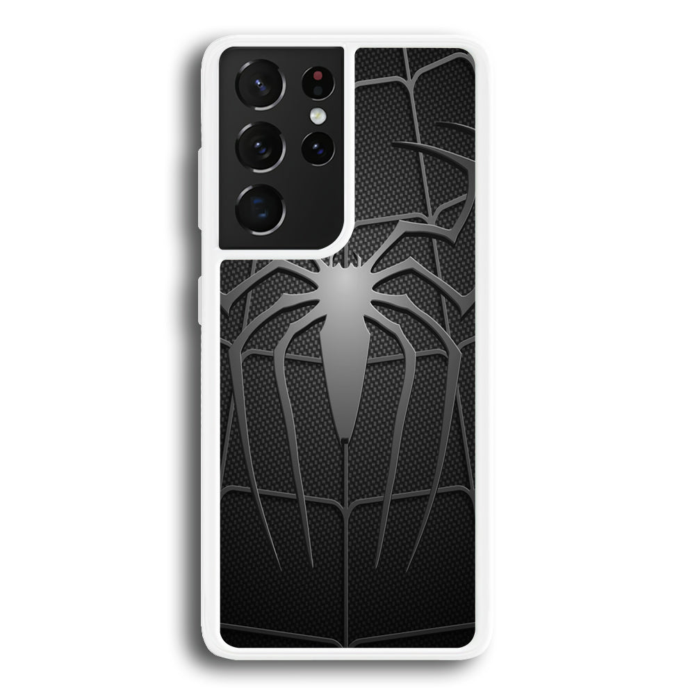 Spiderman 003 Samsung Galaxy S21 Ultra Case-Phone Case-Rubber White (2D Case)-Altracase