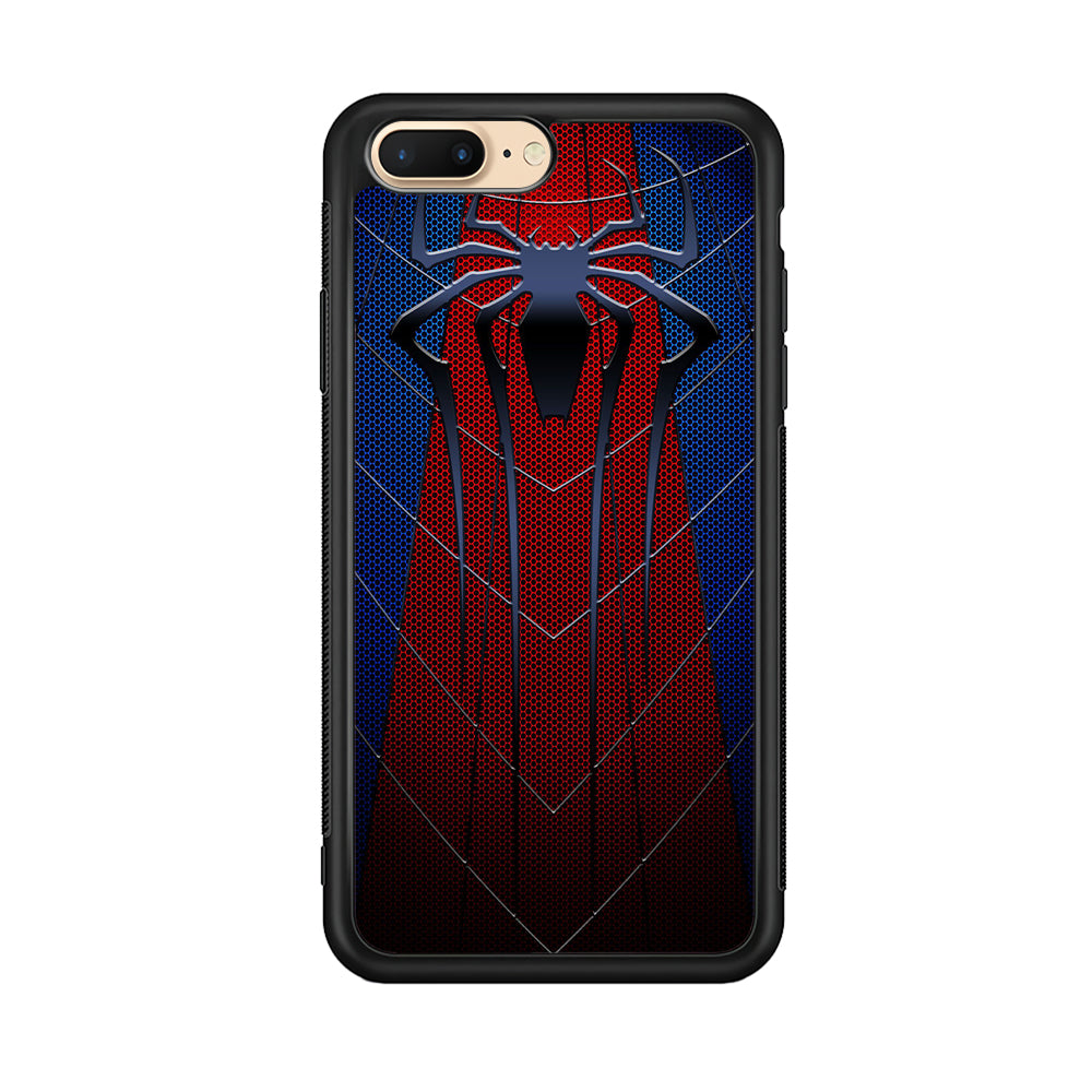 Spiderman 004 iPhone 8 Plus Case-Phone Case-Rubber Black (2D Case)-Altracase