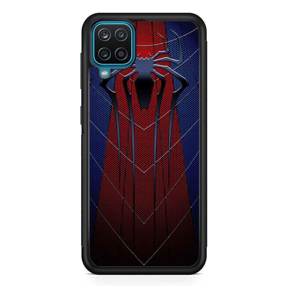 Spiderman 004 Samsung Galaxy A12 Case-Phone Case-Rubber Black (2D Case)-Altracase