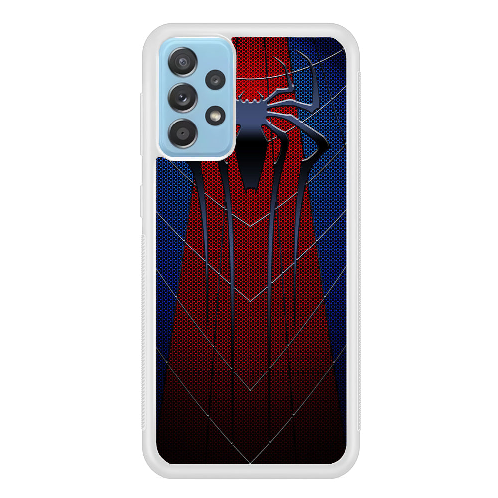 Spiderman 004 Samsung Galaxy A52 Case-Phone Case-Rubber White (2D Case)-Altracase