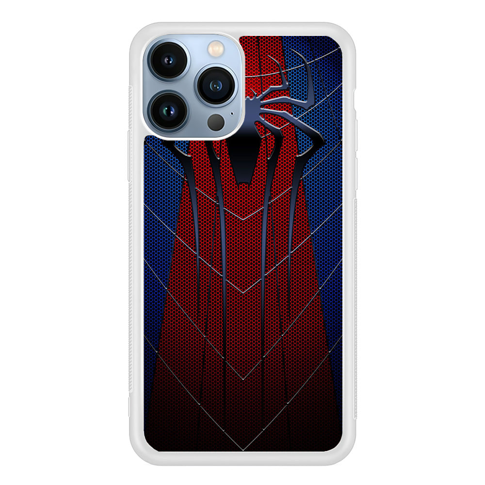 Spiderman 004 iPhone 15 Pro Max Case-Phone Case-Rubber White (2D Case)-Altracase