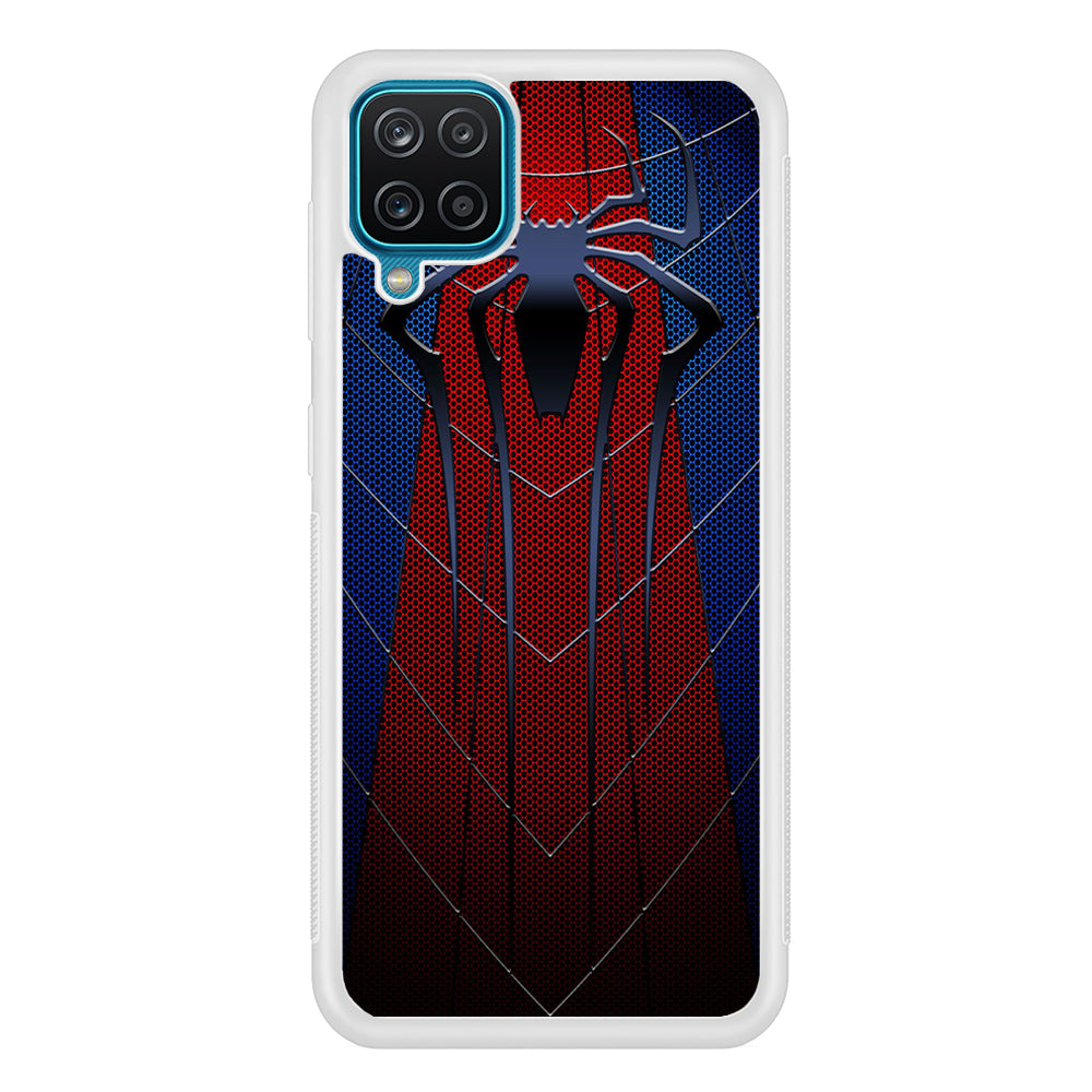 Spiderman 004 Samsung Galaxy A12 Case-Phone Case-Rubber White (2D Case)-Altracase