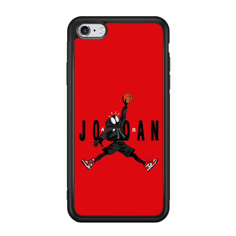 Spiderman Air Jordan iPhone 6 | 6s Case-Mobile Phone Case-Rubber Black (2D Case)-Altracase