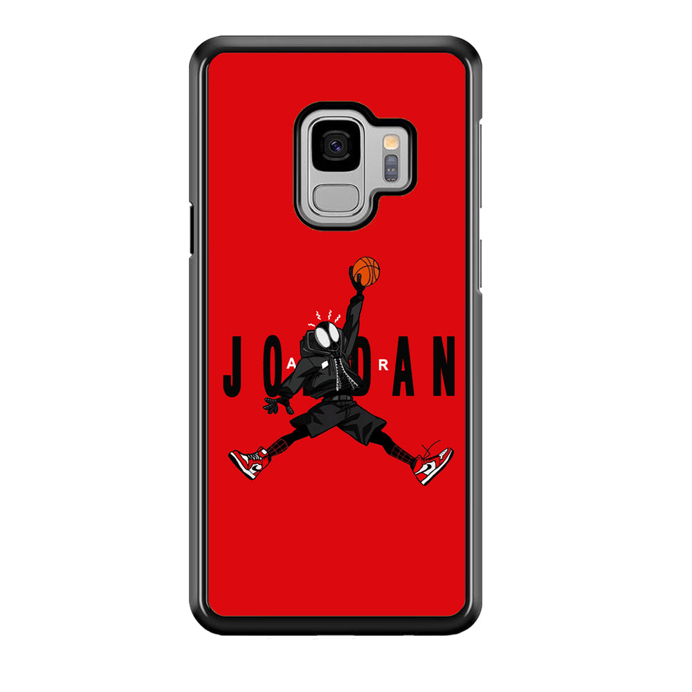 Spiderman Air Jordan Samsung Galaxy S9 Case-Mobile Phone Case-Rubber Black (2D Case)-Altracase