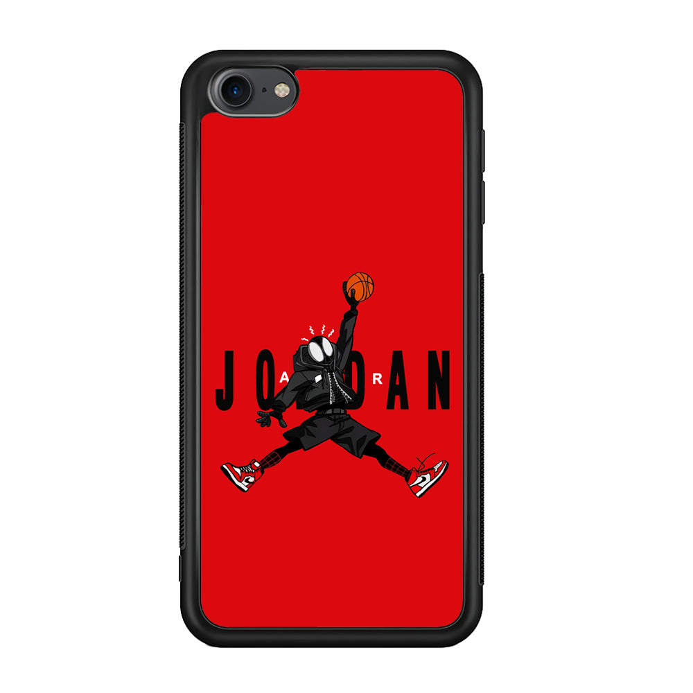 Spiderman Air Jordan iPod Touch 6 Case-Mobile Phone Case-Rubber Black (2D Case)-Altracase