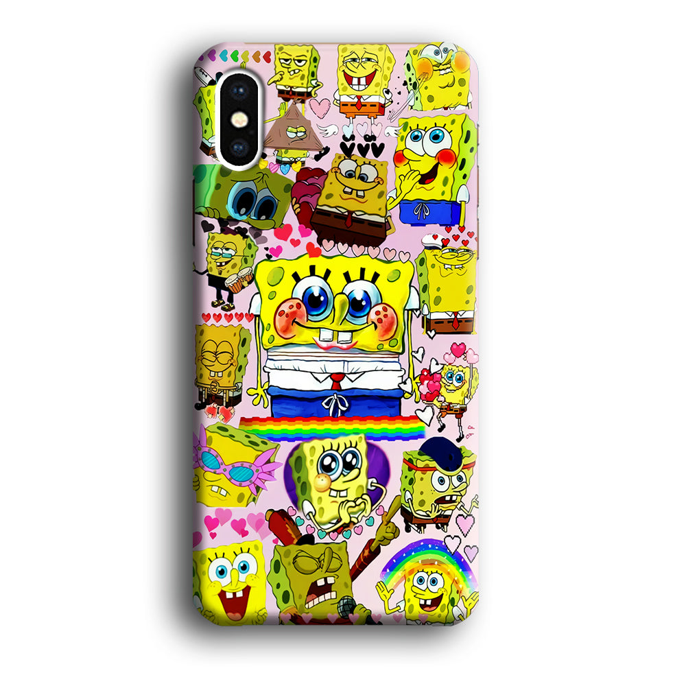 Spongebob Cute Character iPhone Xs Case-Phone Case-3D Case-Altracase