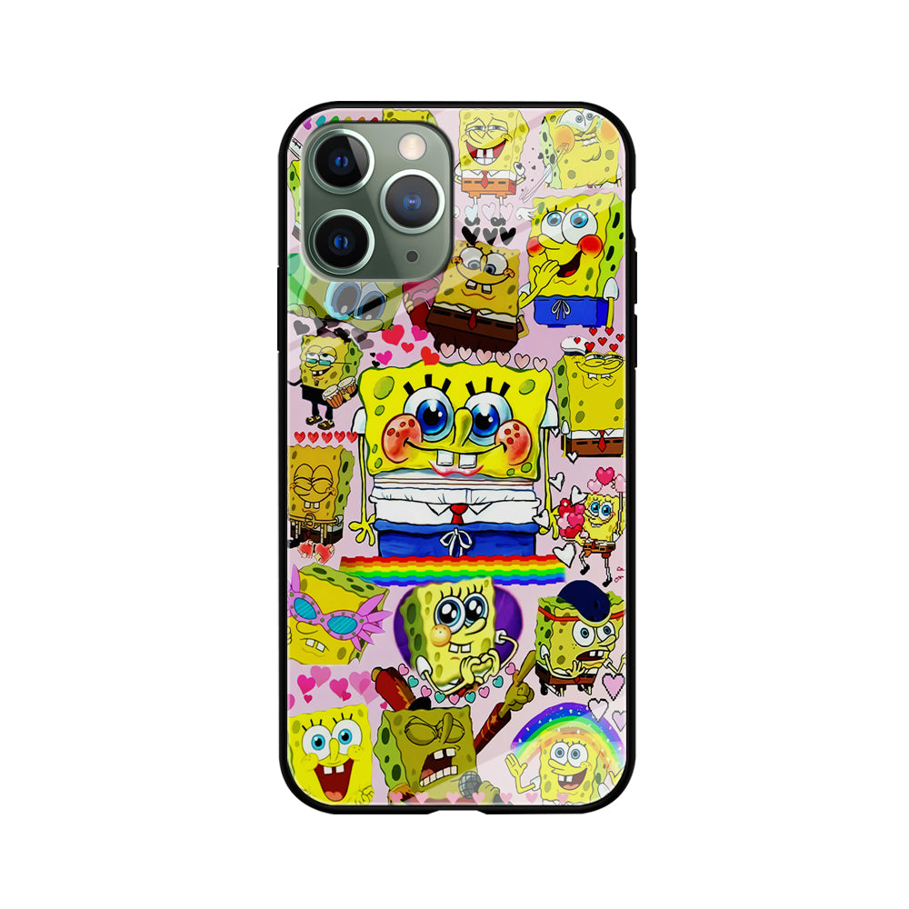 Spongebob Cute Character iPhone 11 Pro Max Case-Phone Case-Tempered Glass Case-Altracase