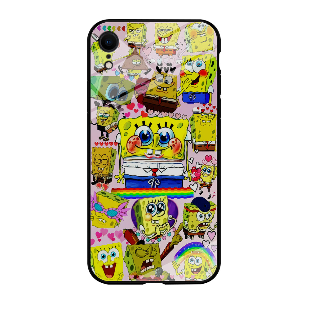Spongebob Cute Character iPhone XR Case-Phone Case-Tempered Glass Case-Altracase