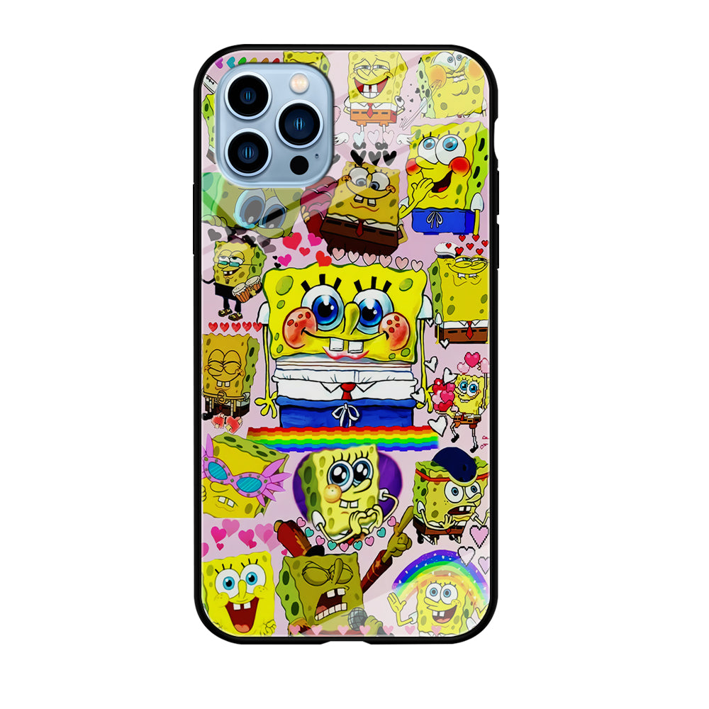 Spongebob Cute Character iPhone 12 Pro Max Case-Phone Case-Tempered Glass Case-Altracase