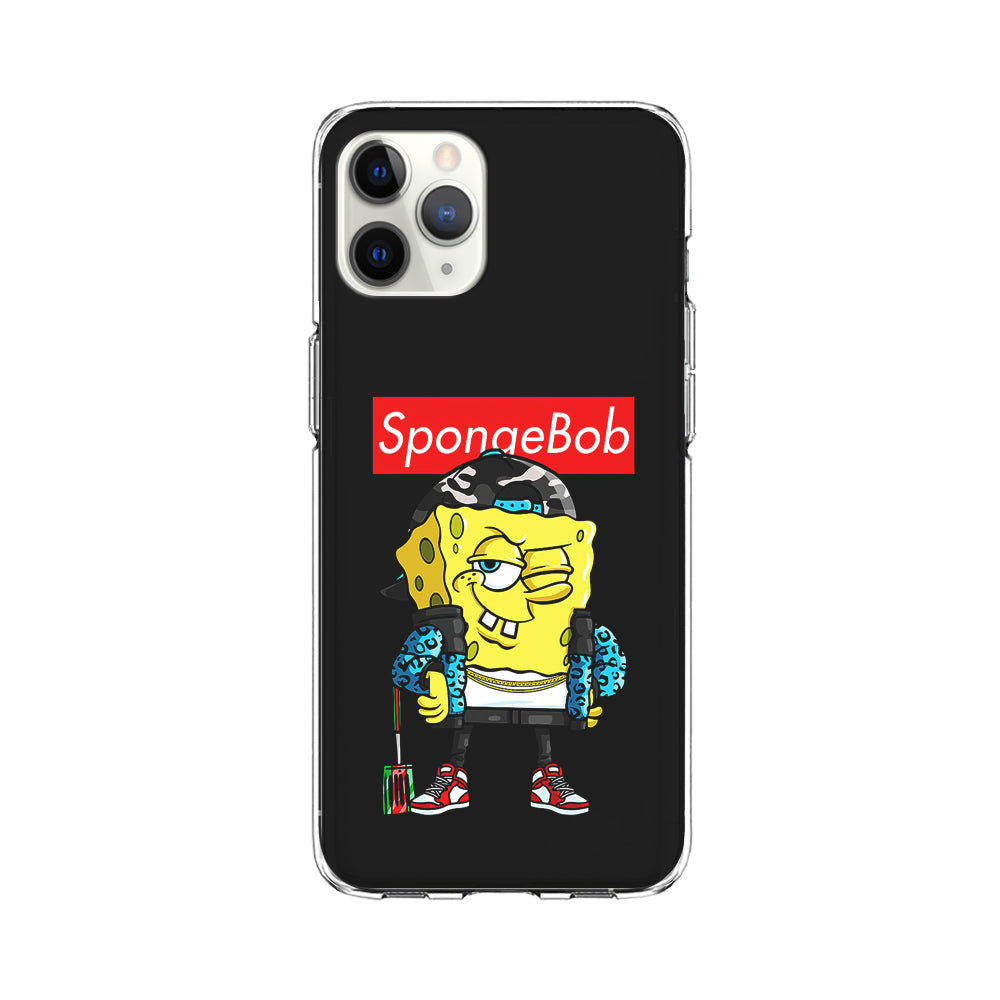 Spongebob Hypebeast iPhone 11 Pro Max Case-Phone Case-Clear Soft Case-Altracase