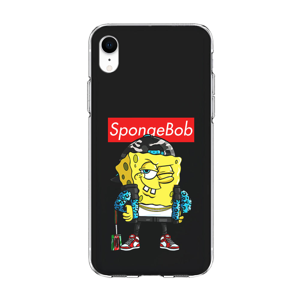 Spongebob Hypebeast iPhone XR Case-Phone Case-Clear Soft Case-Altracase