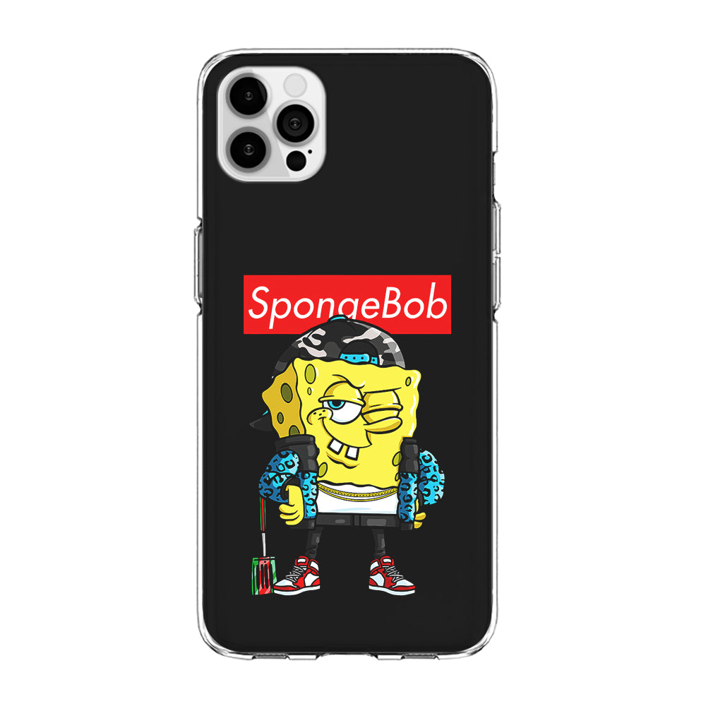 Spongebob Hypebeast iPhone 15 Pro Max Case-Phone Case-Clear Soft Case-Altracase