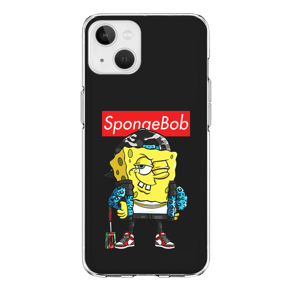 Spongebob Hypebeast iPhone 13 Case-Phone Case-Clear Soft Case-Altracase