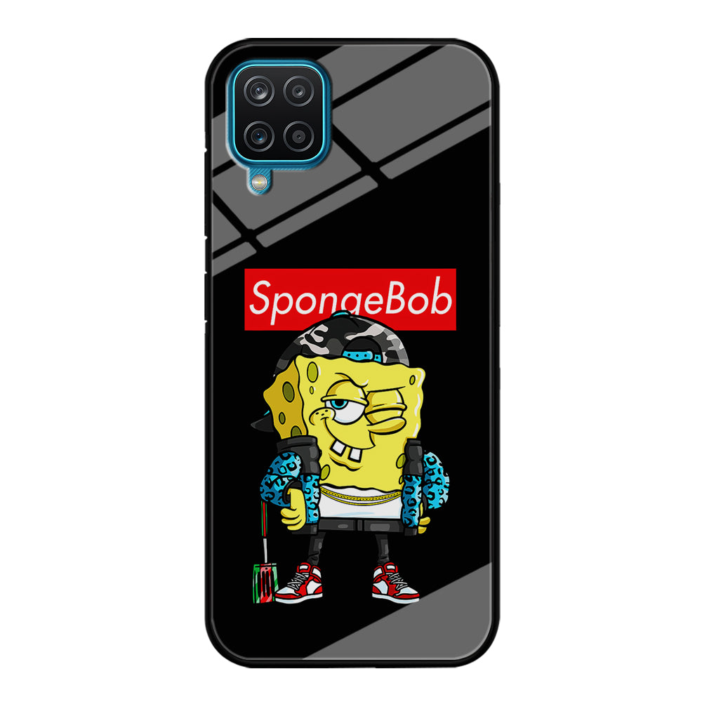 Spongebob Hypebeast Samsung Galaxy A12 Case-Phone Case-Tempered Glass Case-Altracase