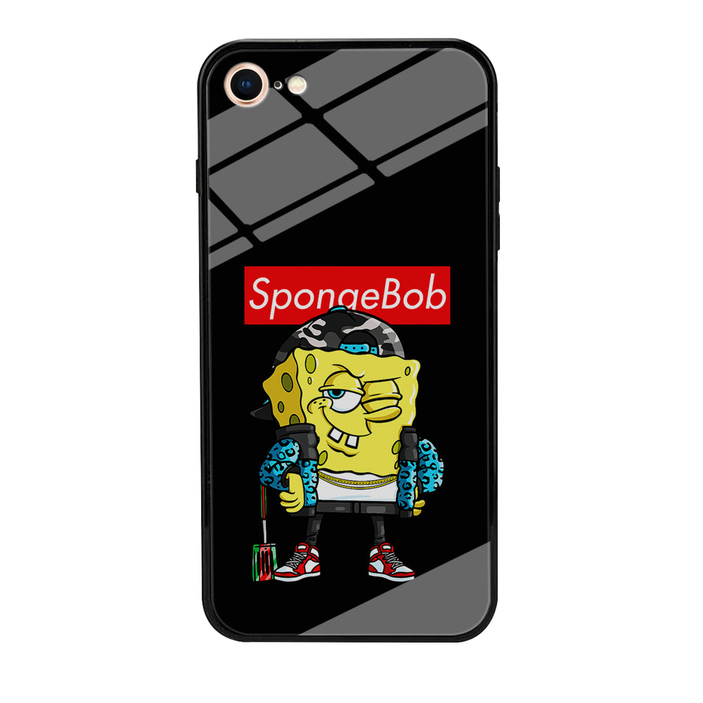 Spongebob Hypebeast iPhone SE 2020 Case-Phone Case-Tempered Glass Case-Altracase