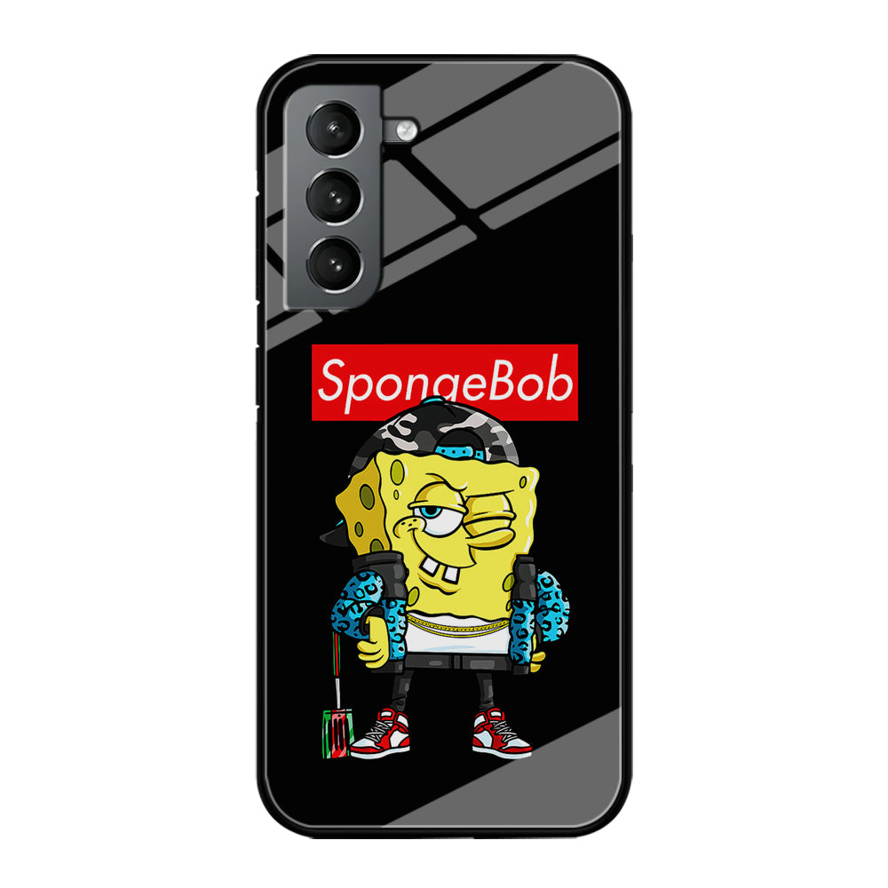 Spongebob Hypebeast Samsung Galaxy S24 Plus Case-Phone Case-Tempered Glass Case-Altracase