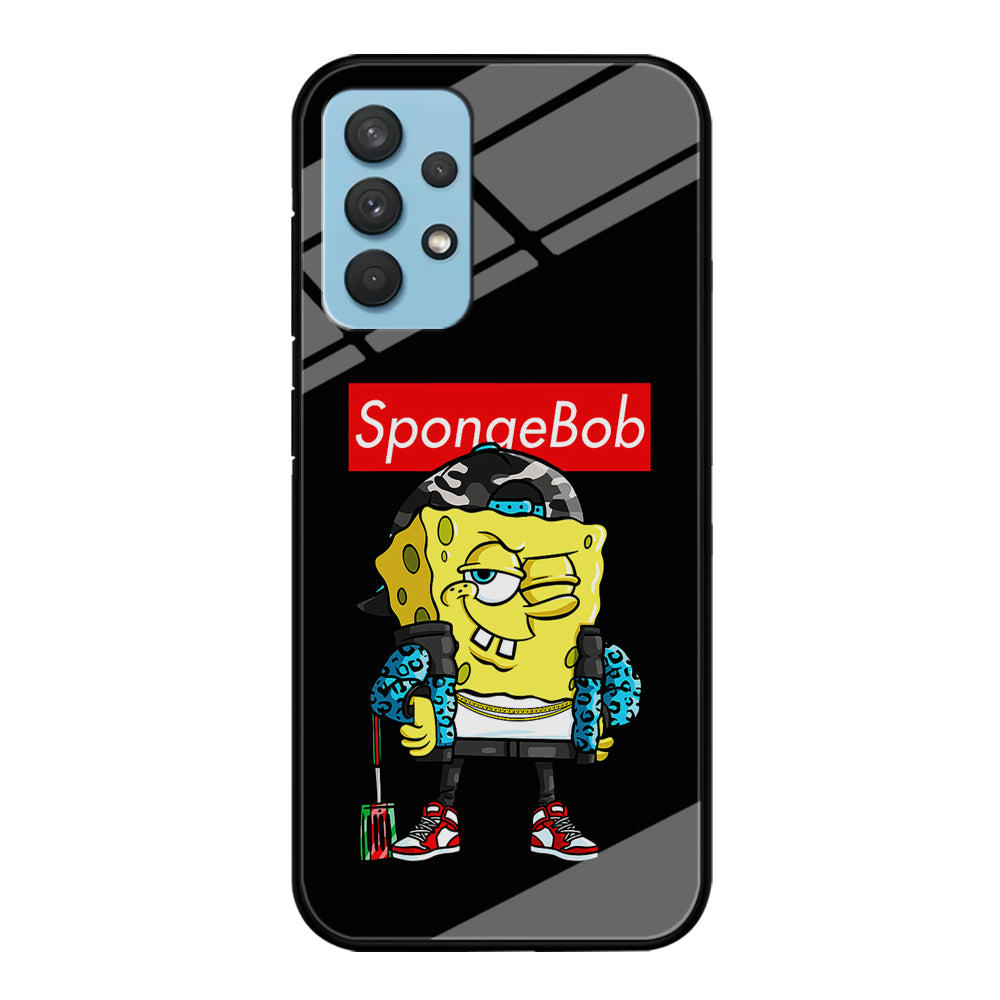 Spongebob Hypebeast Samsung Galaxy A32 Case-Phone Case-Tempered Glass Case-Altracase