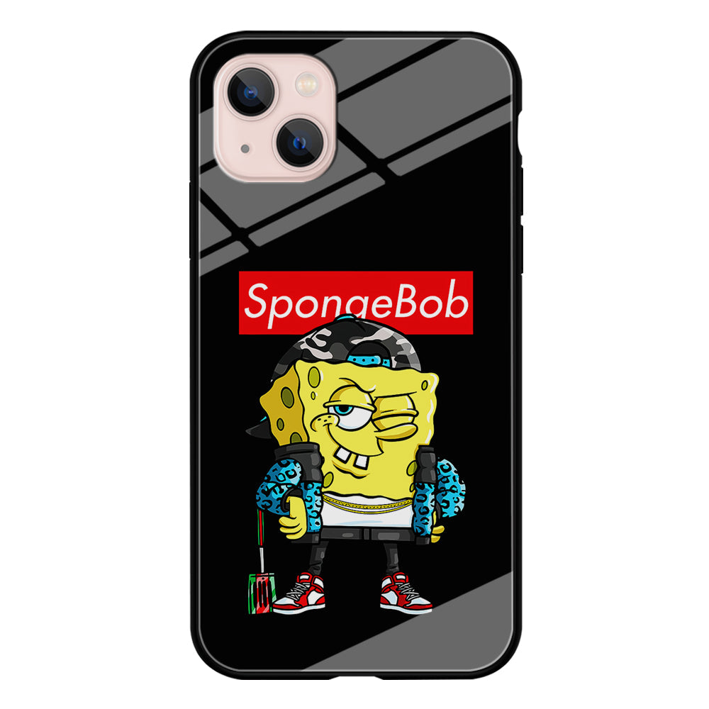 Spongebob Hypebeast iPhone 14 Plus Case-Phone Case-Tempered Glass Case-Altracase