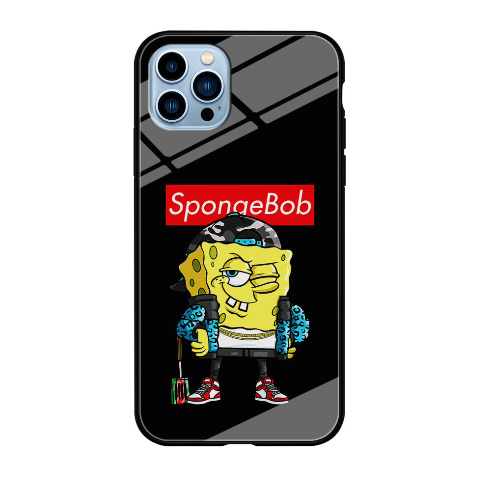 Spongebob Hypebeast iPhone 12 Pro Max Case-Phone Case-Tempered Glass Case-Altracase