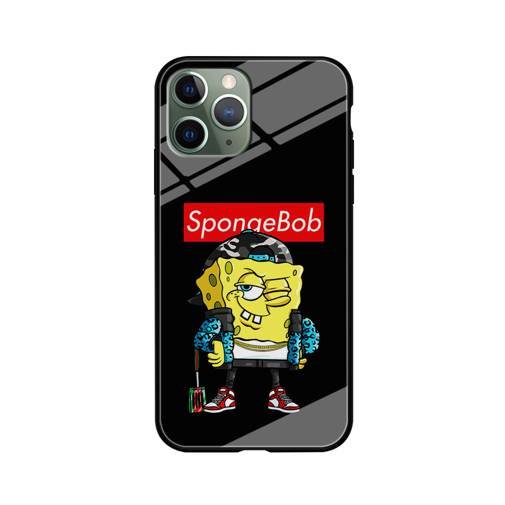 Spongebob Hypebeast iPhone 11 Pro Max Case-Phone Case-Tempered Glass Case-Altracase