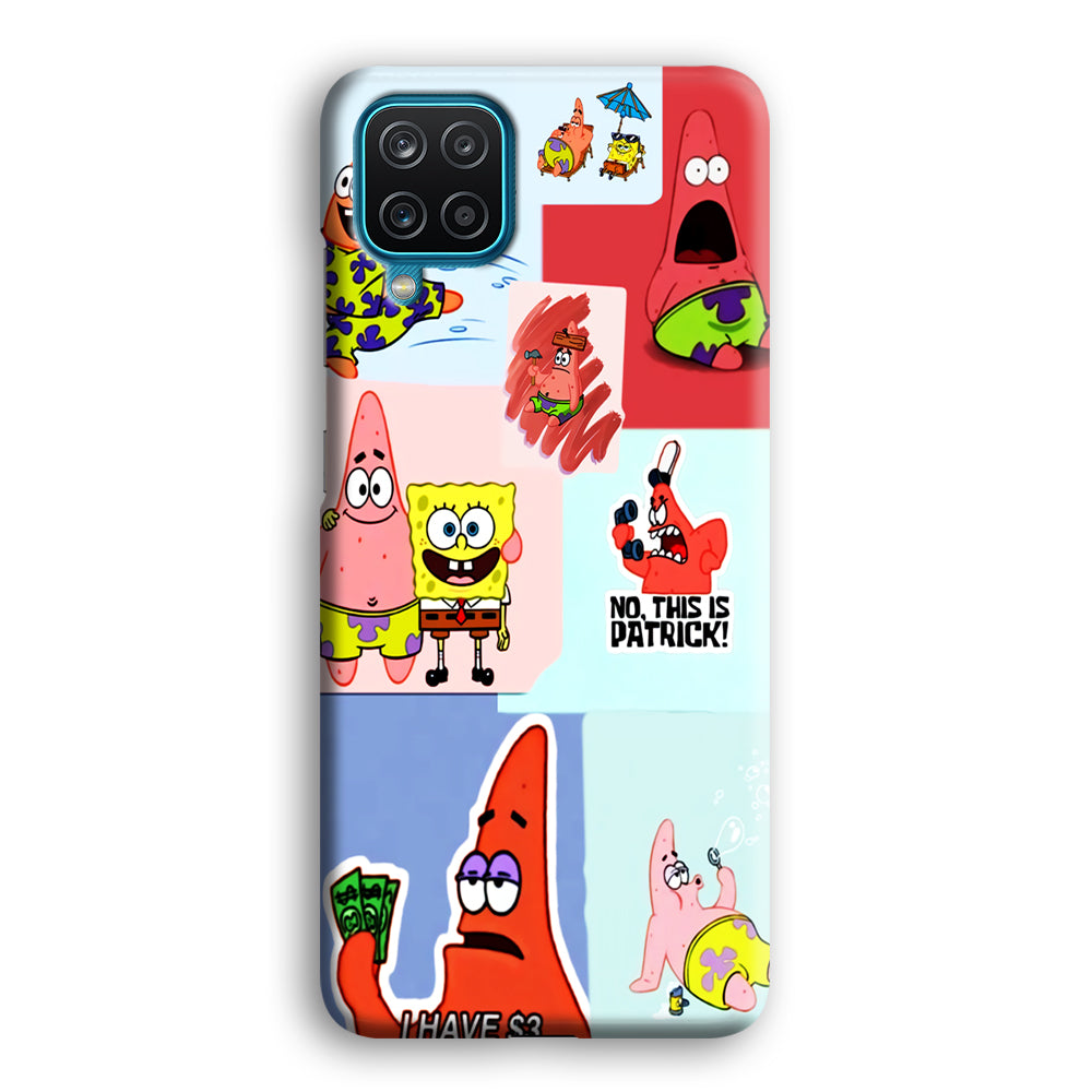 Spongebob Patrick Aesthetic Samsung Galaxy A12 Case-Phone Case-3D Case-Altracase