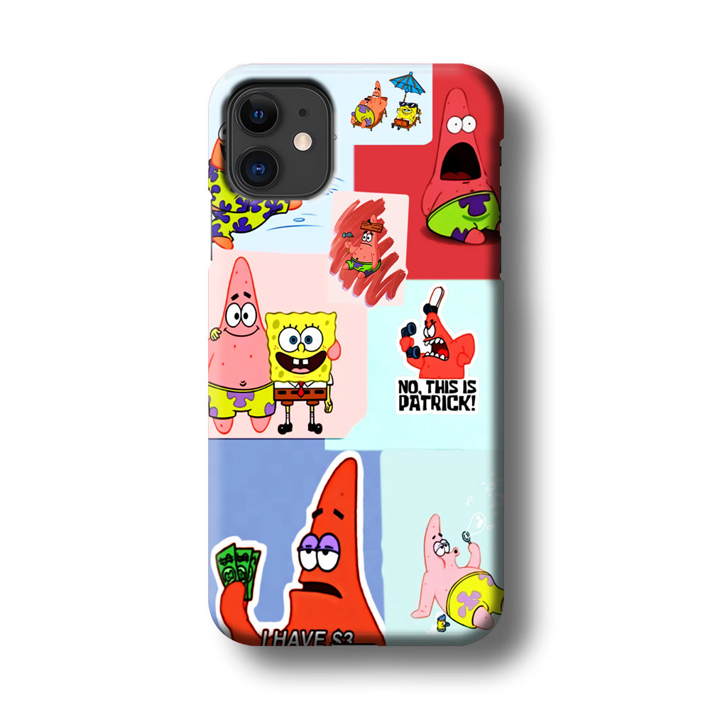 Spongebob Patrick Aesthetic iPhone 11 Case-Phone Case-3D Case-Altracase