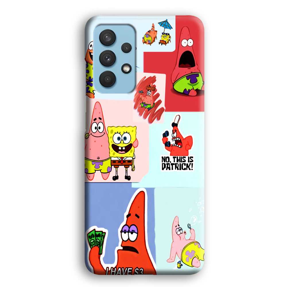 Spongebob Patrick Aesthetic Samsung Galaxy A32 Case-Phone Case-3D Case-Altracase