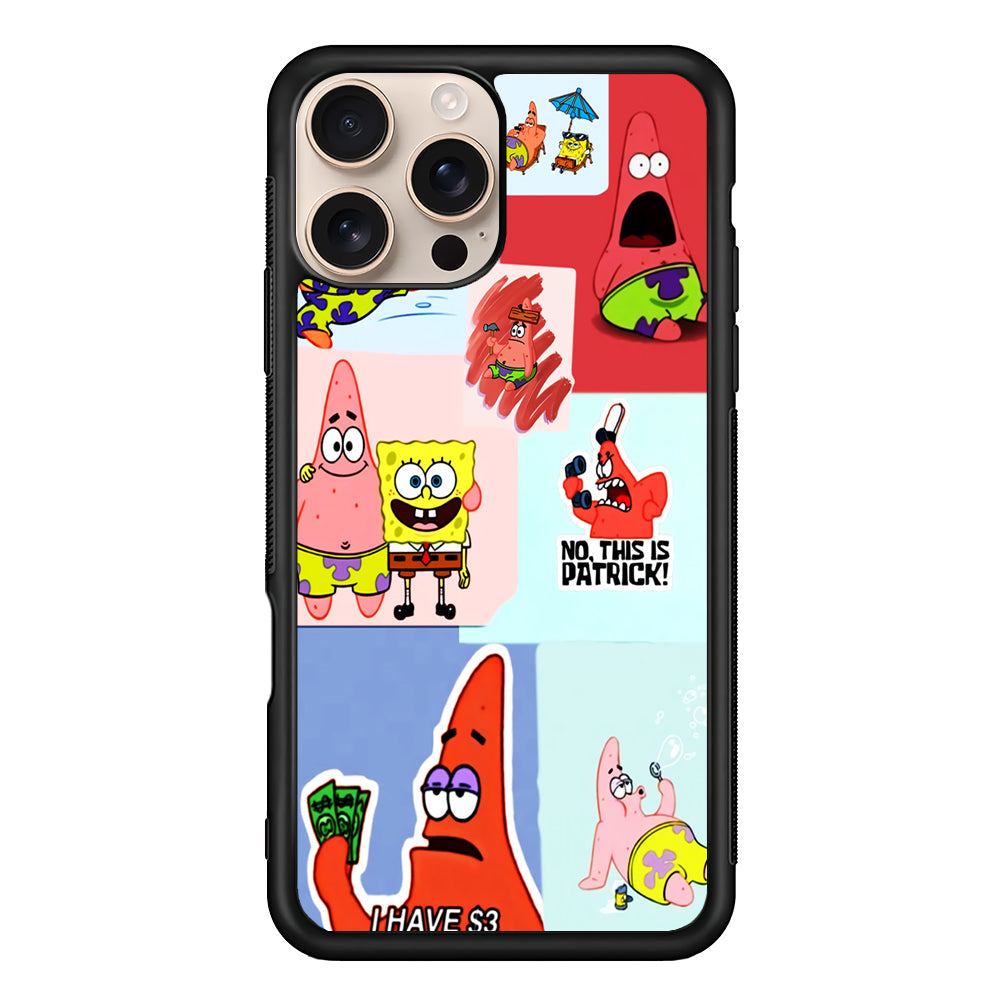Spongebob Patrick Aesthetic iPhone 16 Pro Max Case - Altracase