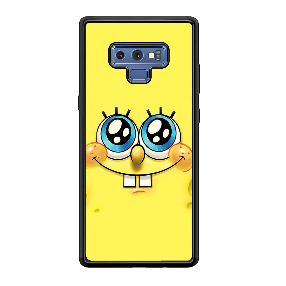 Spongebob's smiling face Samsung Galaxy Note 9 Case-Phone Case-Tempered Glass Case-Altracase