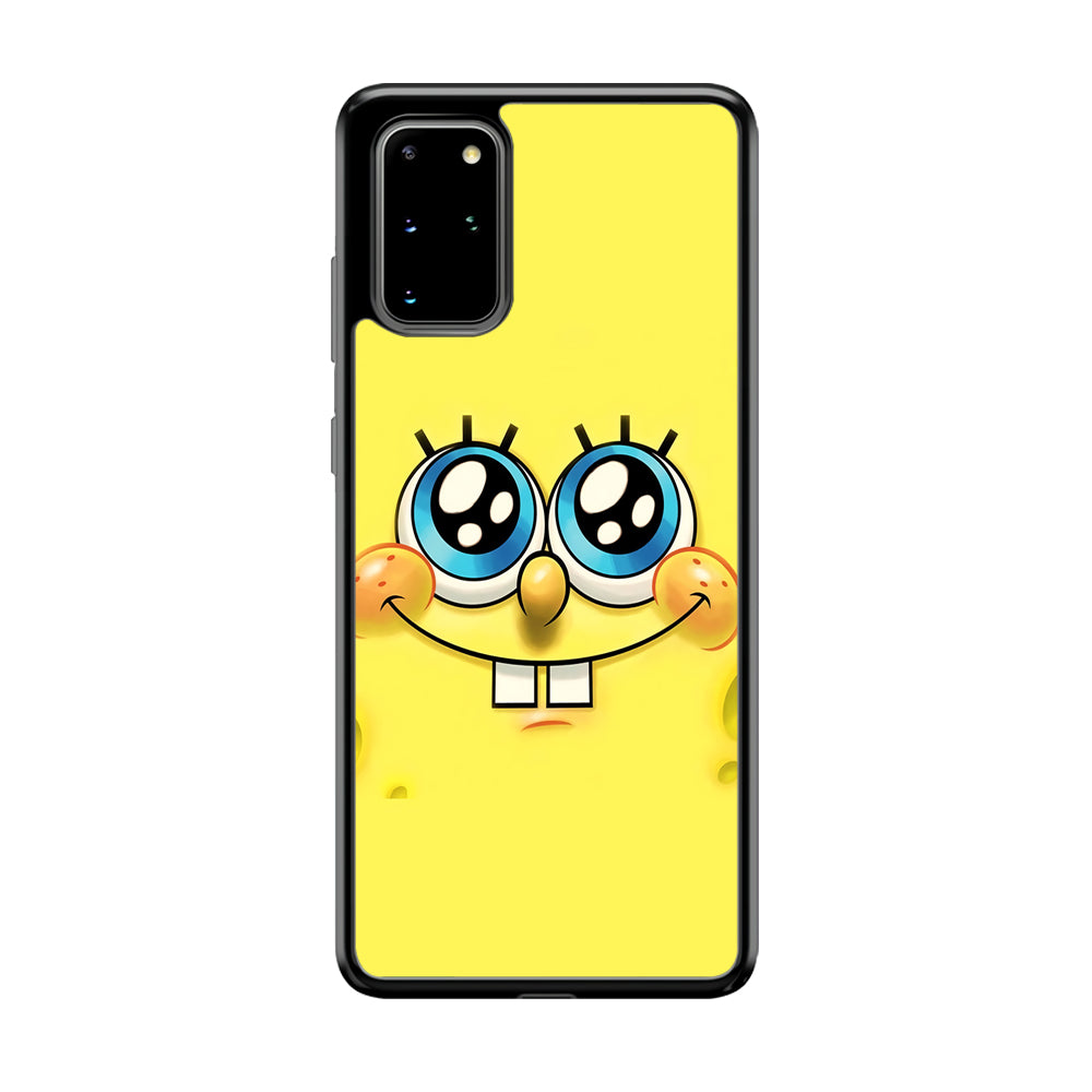 Spongebob's smiling face Samsung Galaxy S20 Plus Case-Phone Case-Tempered Glass Case-Altracase