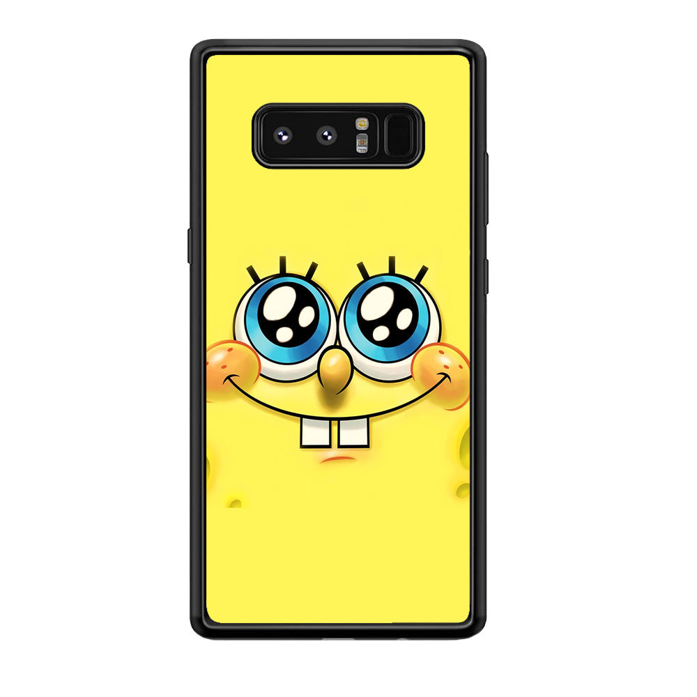 Spongebob's smiling face Samsung Galaxy Note 8 Case-Phone Case-Tempered Glass Case-Altracase