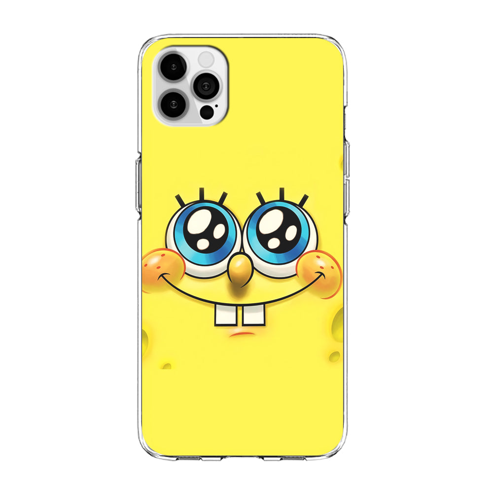 Spongebob's Smiling Face iPhone 15 Pro Max Case-Phone Case-Clear Soft Case-Altracase
