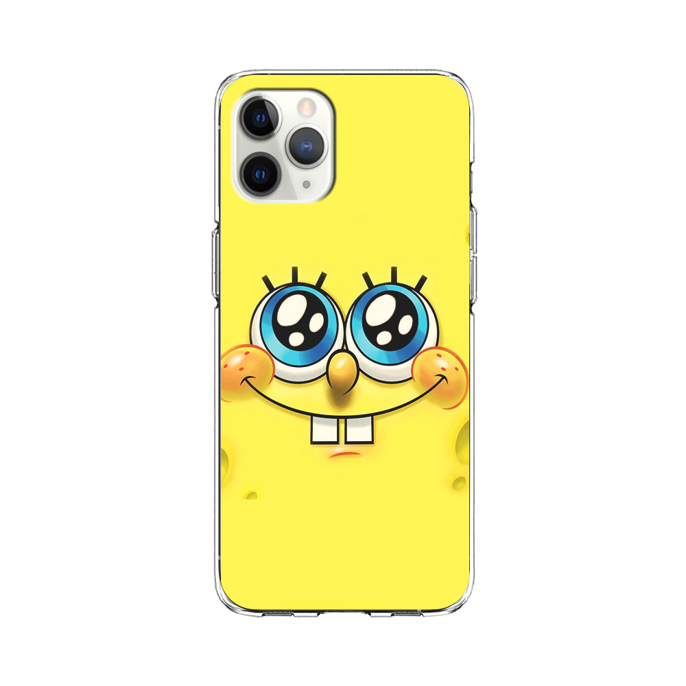 Spongebob's smiling face iPhone 11 Pro Max Case-Phone Case-Clear Soft Case-Altracase