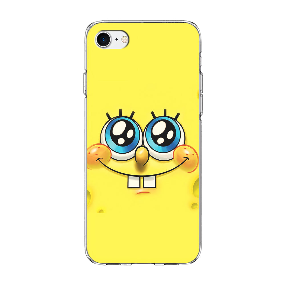 Spongebob's smiling face iPhone 8 Case-Phone Case-Clear Soft Case-Altracase