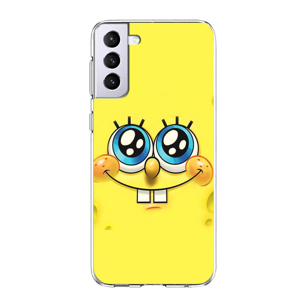 Spongebob's smiling face Samsung Galaxy S23 Plus Case-Phone Case-Clear Soft Case-Altracase