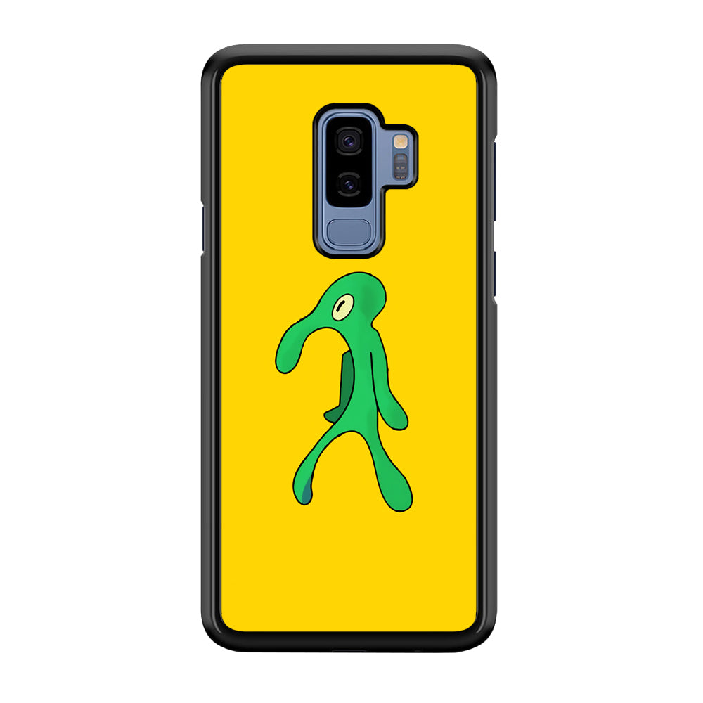 Squidward Painting Masterpiece Samsung Galaxy S9 Plus Case-Phone Case-Rubber Black (2D Case)-Altracase