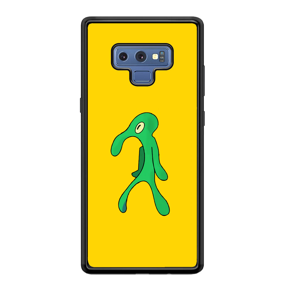 Squidward Painting Masterpiece Samsung Galaxy Note 9 Case-Phone Case-Rubber Black (2D Case)-Altracase