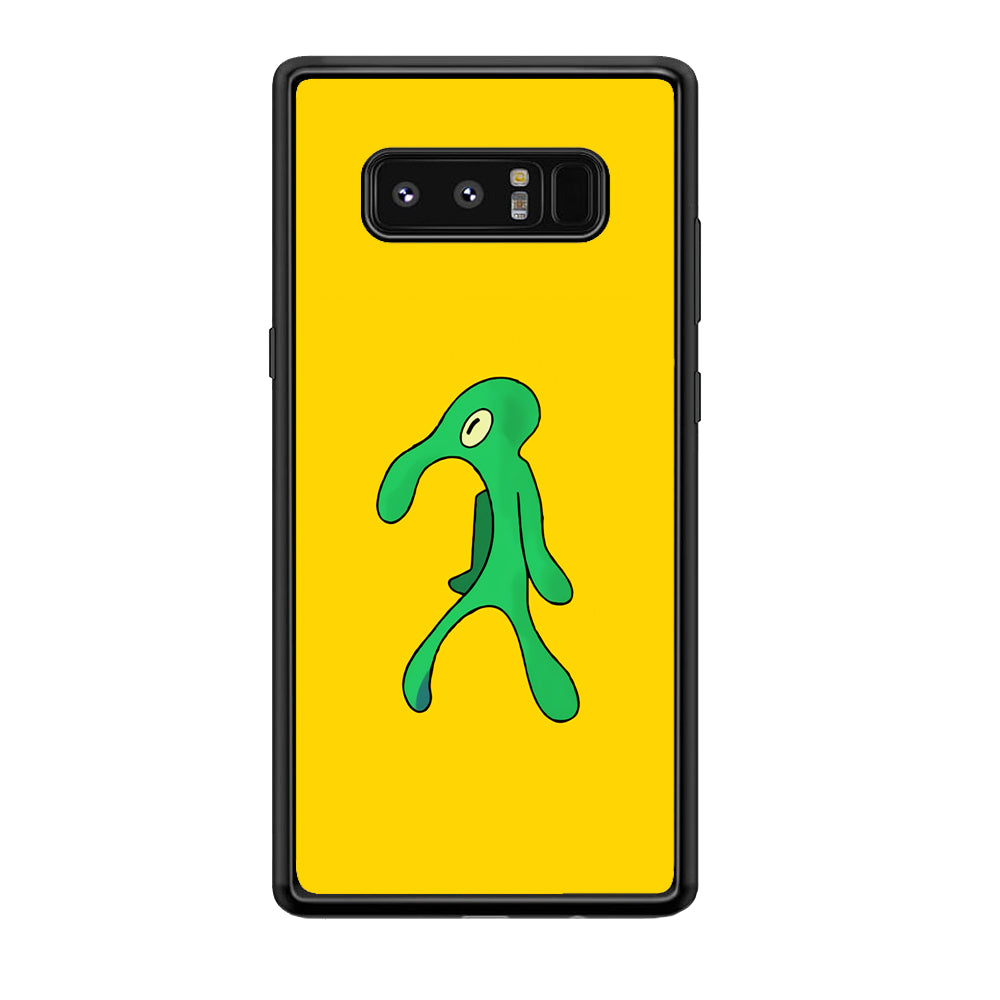 Squidward Painting Masterpiece Samsung Galaxy Note 8 Case-Phone Case-Rubber Black (2D Case)-Altracase