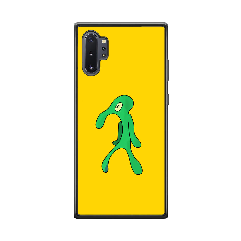Squidward Painting Masterpiece Samsung Galaxy Note 10 Plus Case-Phone Case-Rubber Black (2D Case)-Altracase