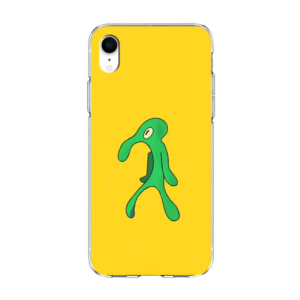 Squidward Painting Masterpiece iPhone XR Case-Phone Case-Clear Soft Case-Altracase