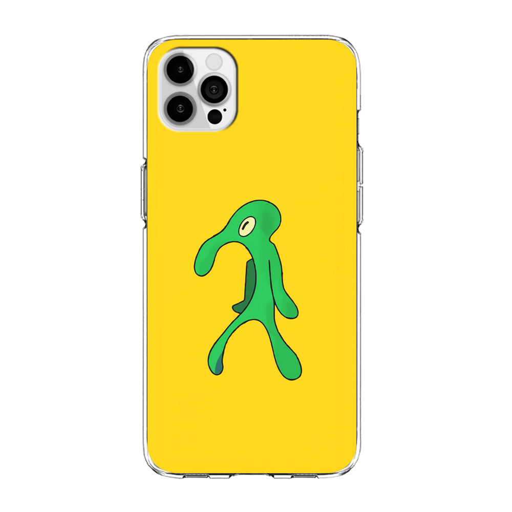 Squidward Painting Masterpiece iPhone 13 Pro Max Case-Phone Case-Clear Soft Case-Altracase