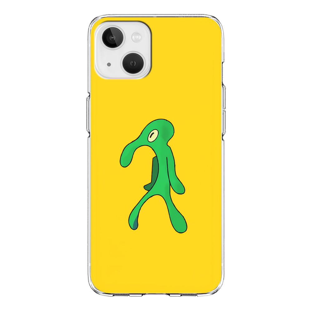 Squidward Painting Masterpiec iPhone 13 Mini Case-Phone Case-Clear Soft Case-Altracase