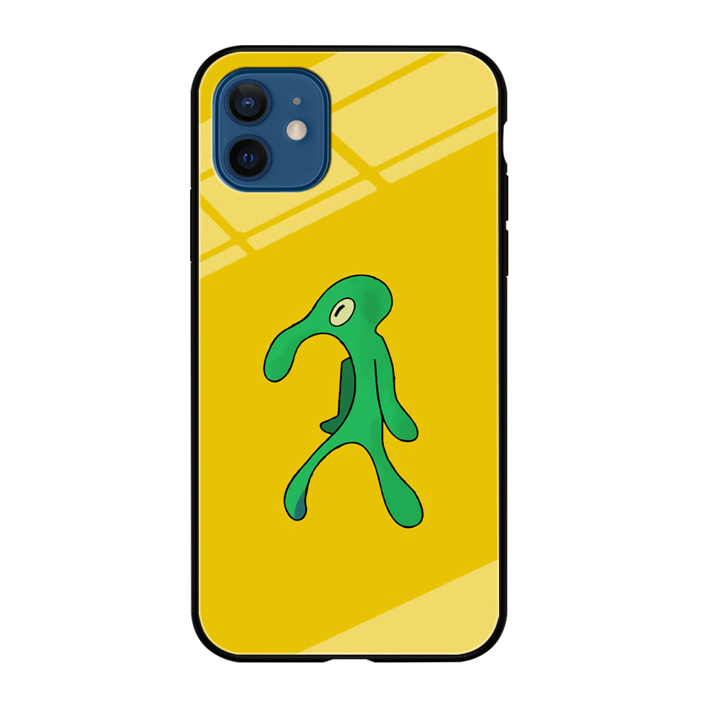 Squidward Painting Masterpiece iPhone 12 Mini Case-Phone Case-Tempered Glass Case-Altracase